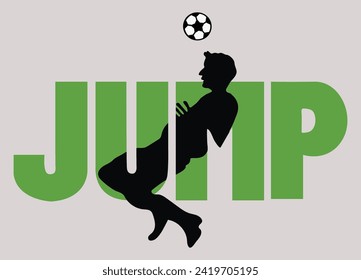 Jump Typography Vector T-Shirt Design