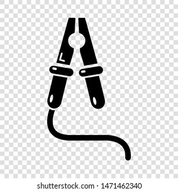 Jumper cable icon. Simple illustration of jumper cable vector icon for web