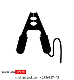 Jumper cable icon. Simple illustration of jumper cable icon for web.