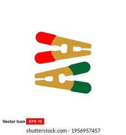 Jumper cable icon. Simple illustration of jumper cable icon for web.