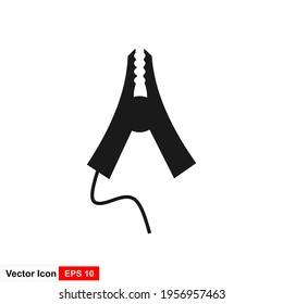 Jumper cable icon. Simple illustration of jumper cable icon for web.