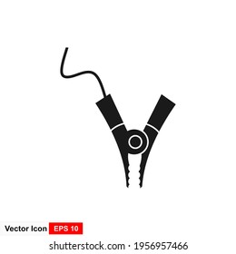 Jumper cable icon. Simple illustration of jumper cable icon for web.