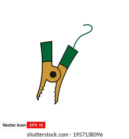 Jumper cable icon. Simple illustration of jumper cable icon for web.