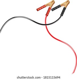 jumper cables ends used to make electrical connections