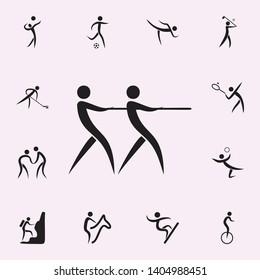 jumper icon. Elements of sportsman icon. Premium quality graphic design icon. Signs and symbols collection icon for websites, web design, mobile app on white background