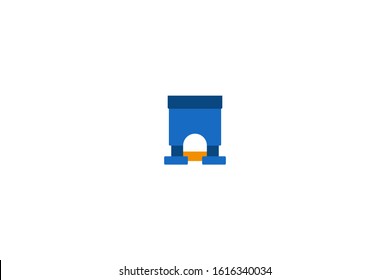 Jumper icon in trendy flat style isolated on white background vector illustration