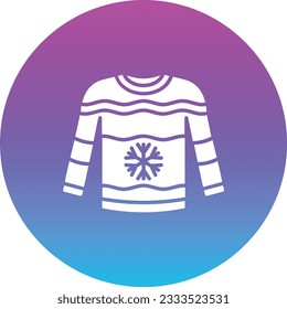 Jumper vector icon. Can be used for printing, mobile and web applications.