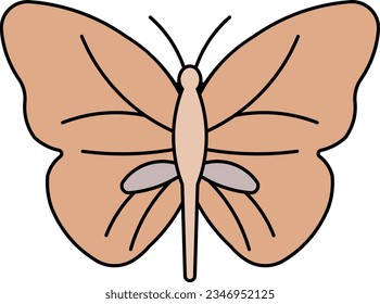 Contorno de escarabajo de mariposa de soja de judías de judía