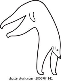 jumping dog, vector art professional illustration