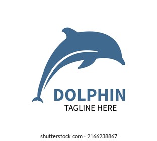 Jumping Dolphin Logo design, dolphin vector