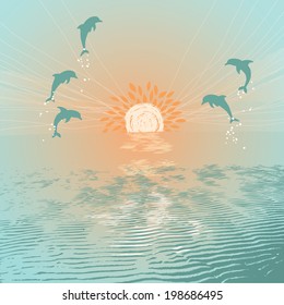 Jumping Dolphins