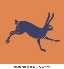 Jumping fast rabbit, you can see other rabbits in my profile