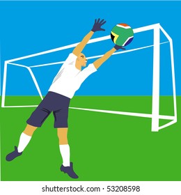 Jumping goalie