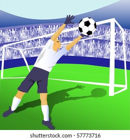 Jumping goalie