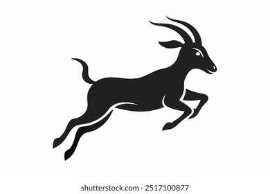 A jumping Goat vector illustration