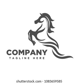 Jumping horse logo