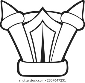 Jumping House clipart (Editable) - Vector Illustration
