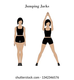 Jumping Jacks Exercise Workout