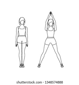 Jumping jacks workout outline