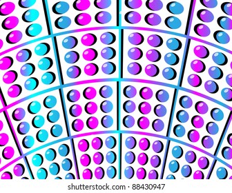 Jumping Jewels  (motion illusion)