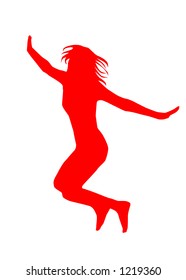 jumping for joy