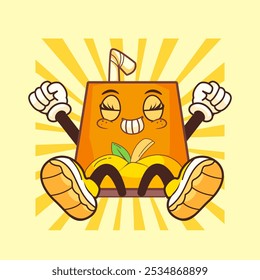 JUMPING JOY JUICE BOX VINTAGE MASCOT CHARACTER