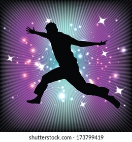 Jumping Man Background