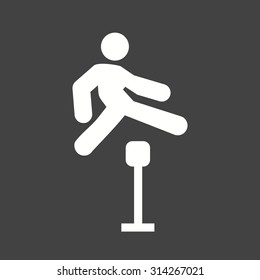 Jumping, man, jump icon vector image. Can also be used for activities. Suitable for use on web apps, mobile apps and print media.