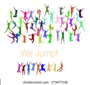 Jumping people
