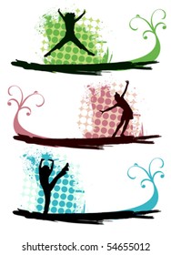 jumping people