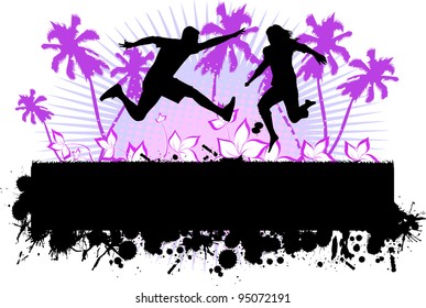 jumping people
