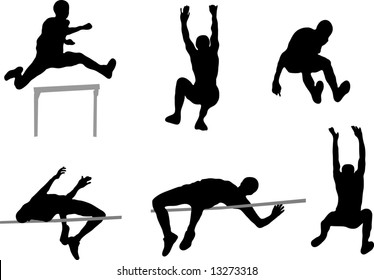 Jumping People - High Jump, Long Jump and Hurdles