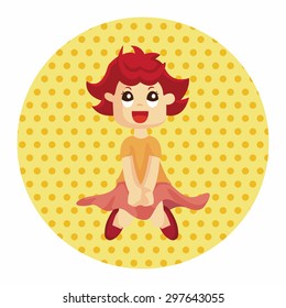 jumping person theme elements