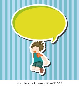 jumping person theme elements