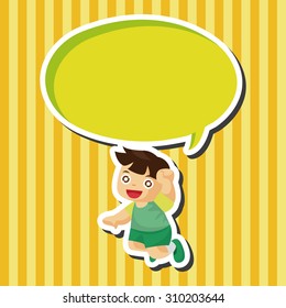 jumping person theme elements