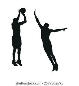 jumping player forward  stock image photo vector art template background