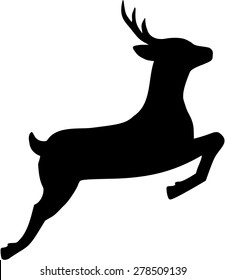 Jumping Roe Deer