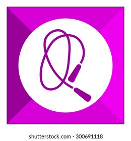 Jumping rope icon