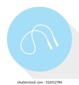 jumping rope  icon