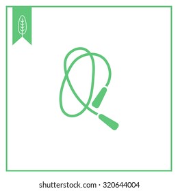 Jumping rope icon