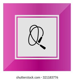 Jumping rope icon