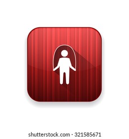 jumping rope   icon