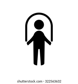 jumping rope  icon