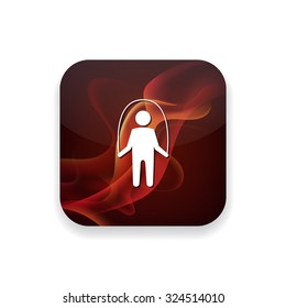 jumping rope icon