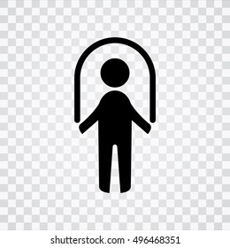 jumping rope  icon