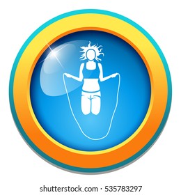 jumping rope icon