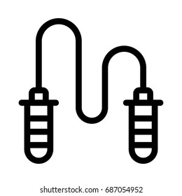 Jumping rope icon
