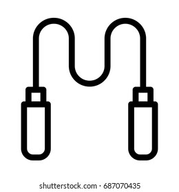 Jumping rope icon
