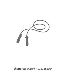 jumping rope icon. Simple element illustration. jumping rope symbol design template. Can be used for web and mobile on white background