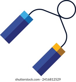 Jumping Rope Icon. Skipping rope icon
